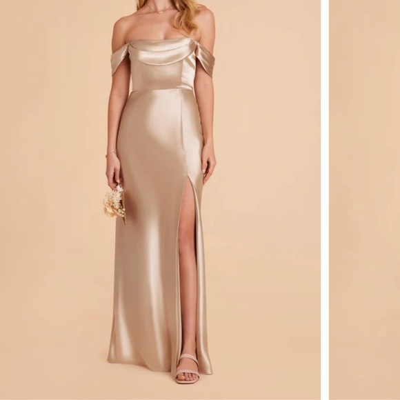 Birdy Grey Strapless Gold Dress - Picture 5 of 13